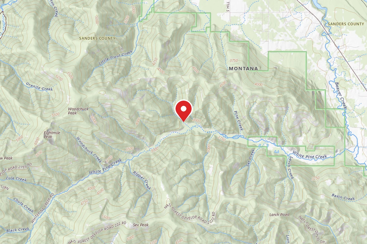Kootenai Dispersed Campsite RD 215B
