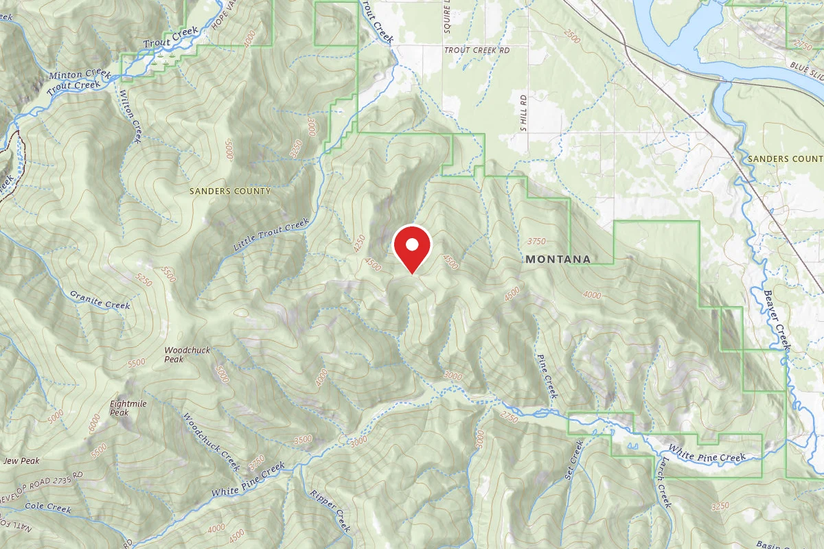 Kootenai Dispersed Campsite RD 2735E