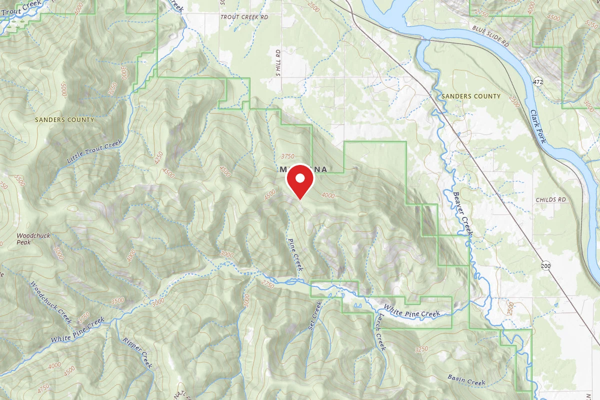 Kootenai Dispersed Campsite RD 2735 SITE 3