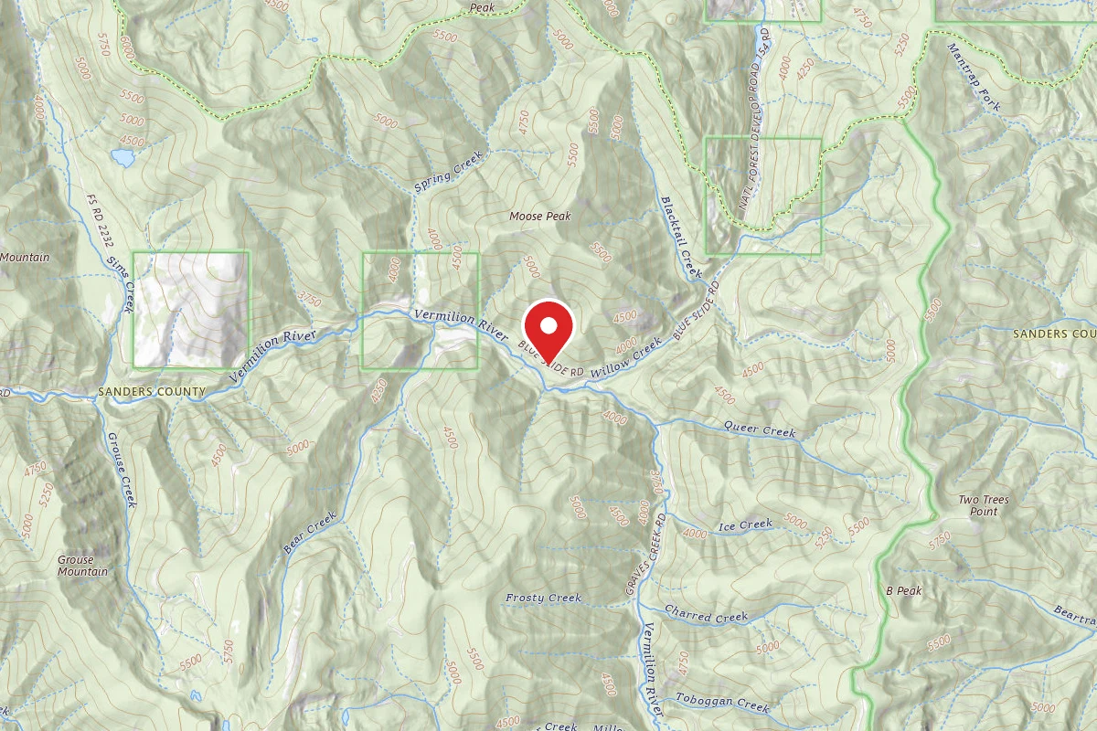 Kootenai Dispersed Campsite RD 154 SITE 24