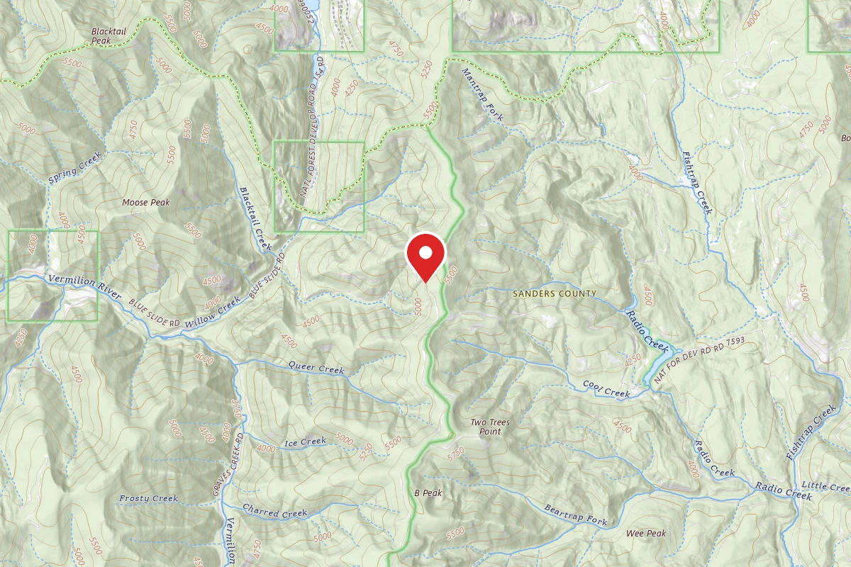 Kootenai Dispersed Campsite 2760RD-006