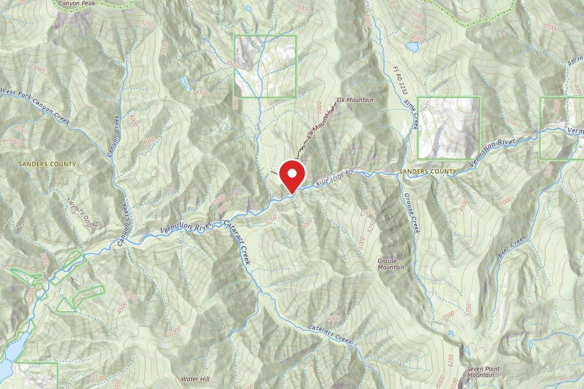 Kootenai Dispersed Campsite RD 154 SITE 16
