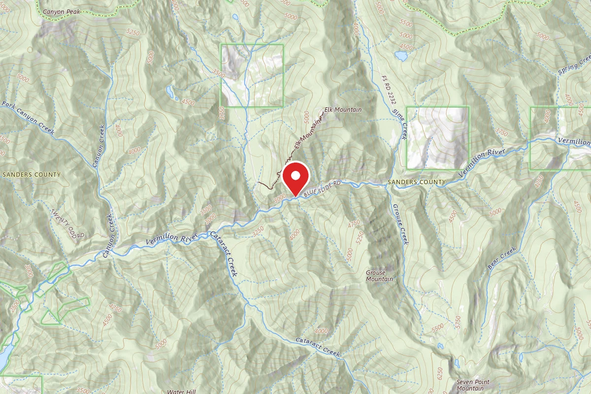 Kootenai Dispersed Campsite RD 154 SITE 17