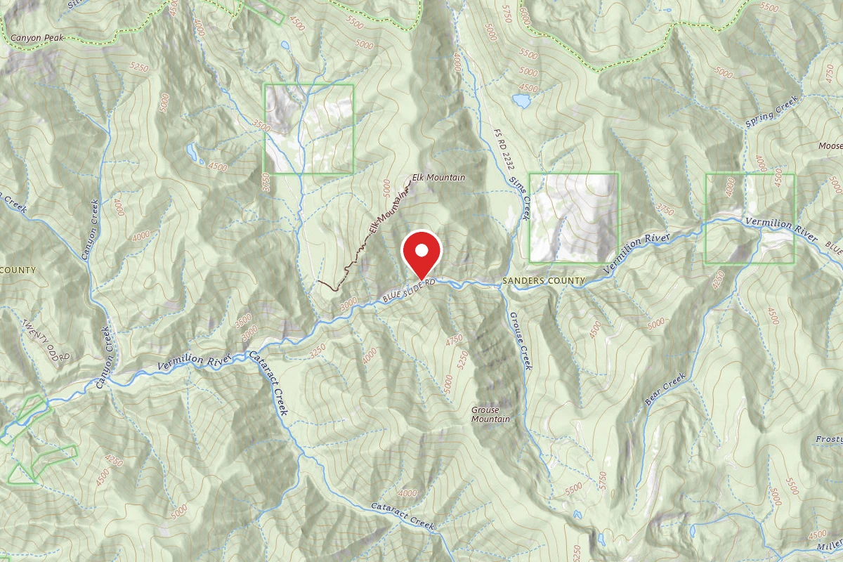 Kootenai Dispersed Campsite RD 154 SITE 18
