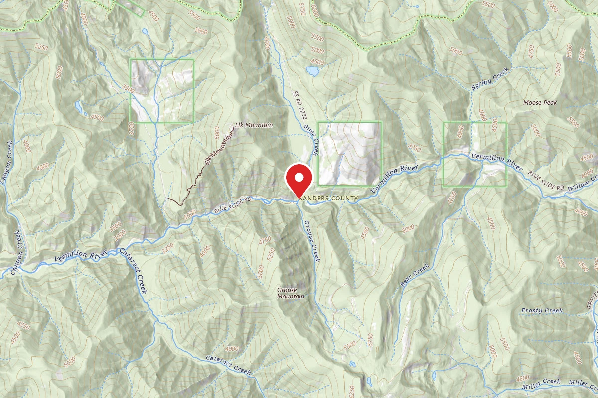 Kootenai Dispersed Campsite RD 154 SITE 19
