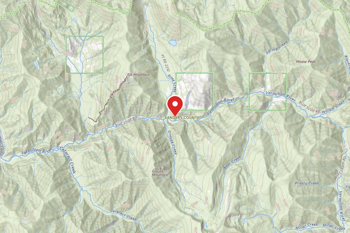 Kootenai Dispersed Campsite RD 154 SITE 20