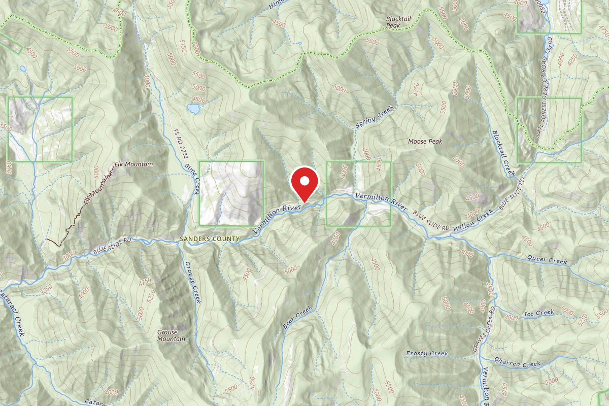 Kootenai Dispersed Campsite RD 154 SITE 22
