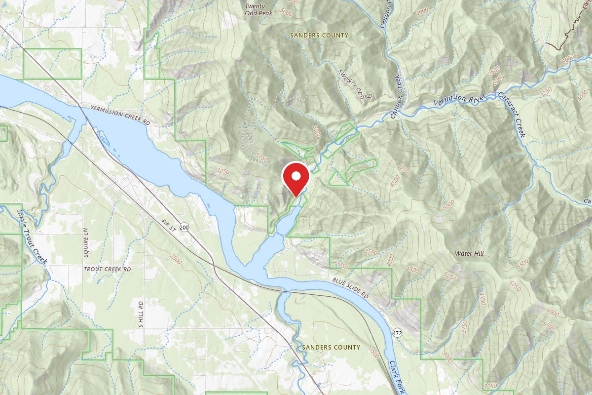 Kootenai Dispersed Campsite RD 154 SITE 4