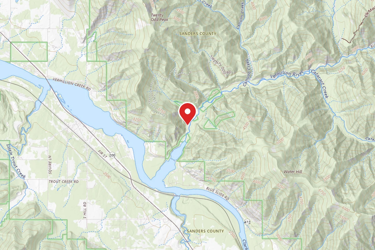 Kootenai Dispersed Campsite RD 154 SITE 5