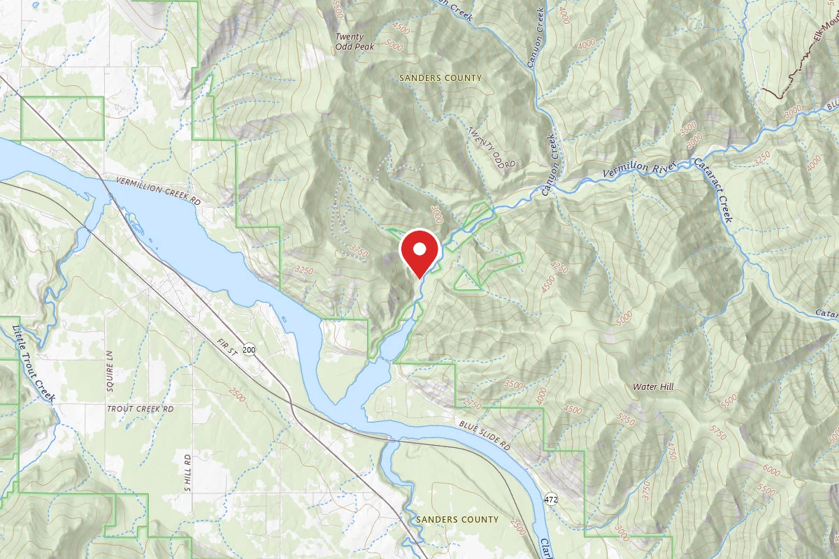 Kootenai Dispersed Campsite RD 154 SITE 5A