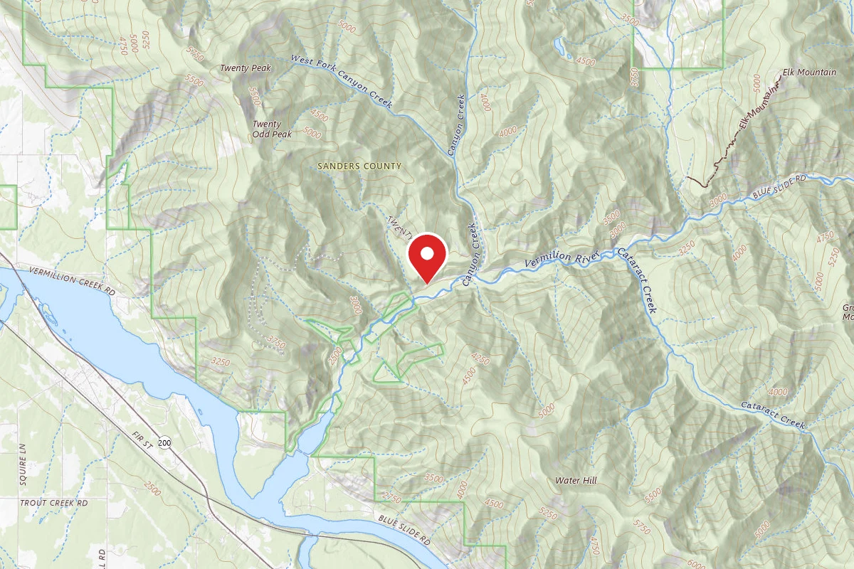 Kootenai Dispersed Campsite RD 154 SITE 6