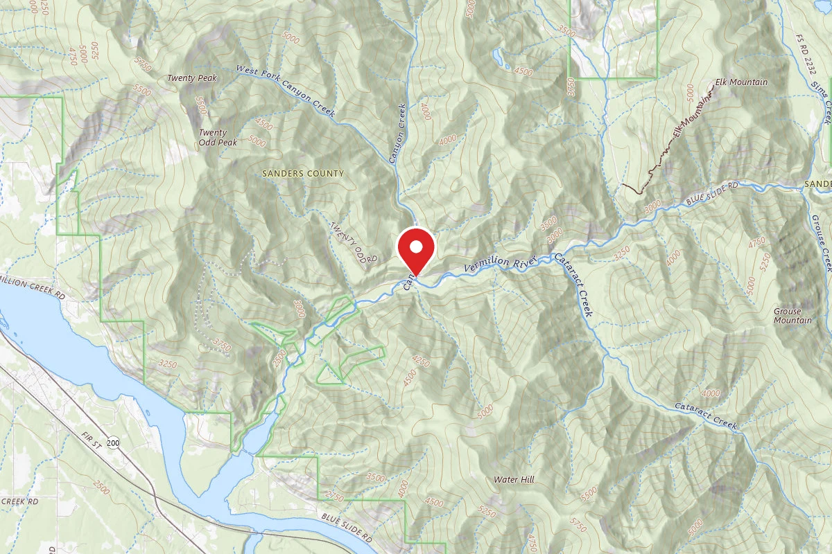 Kootenai Dispersed Campsite RD 154 SITE 8