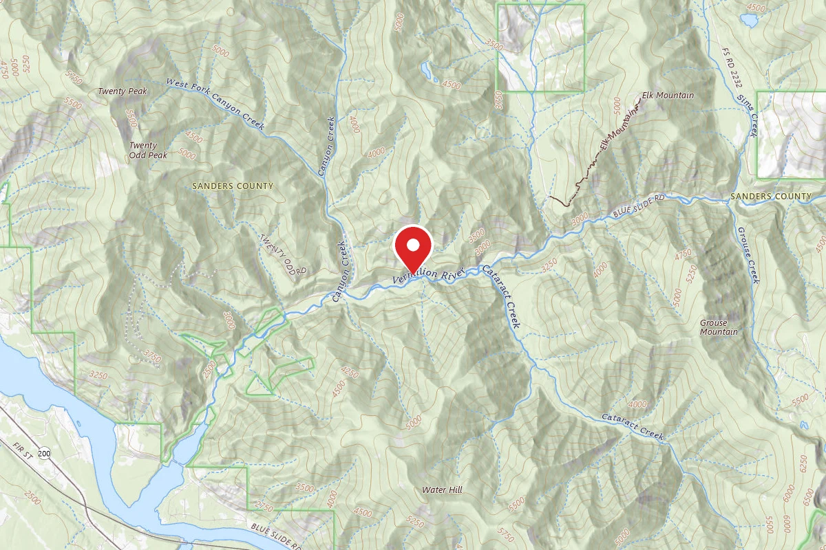 Kootenai Dispersed Campsite RD 154 SITE 9D