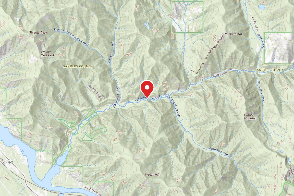 Kootenai Dispersed Campsite RD 154 SITE 10