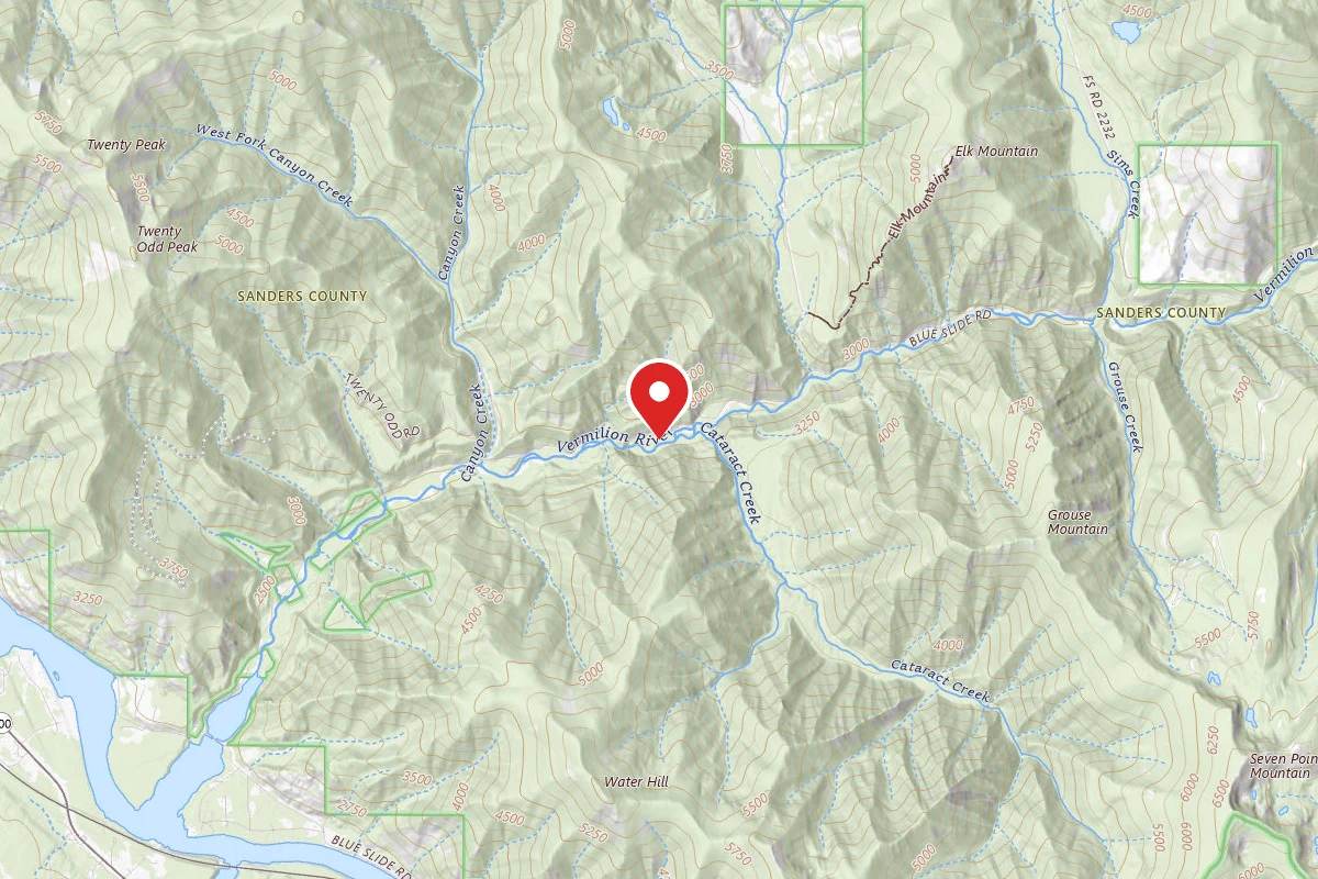 Kootenai Dispersed Campsite RD 154 SITE 12