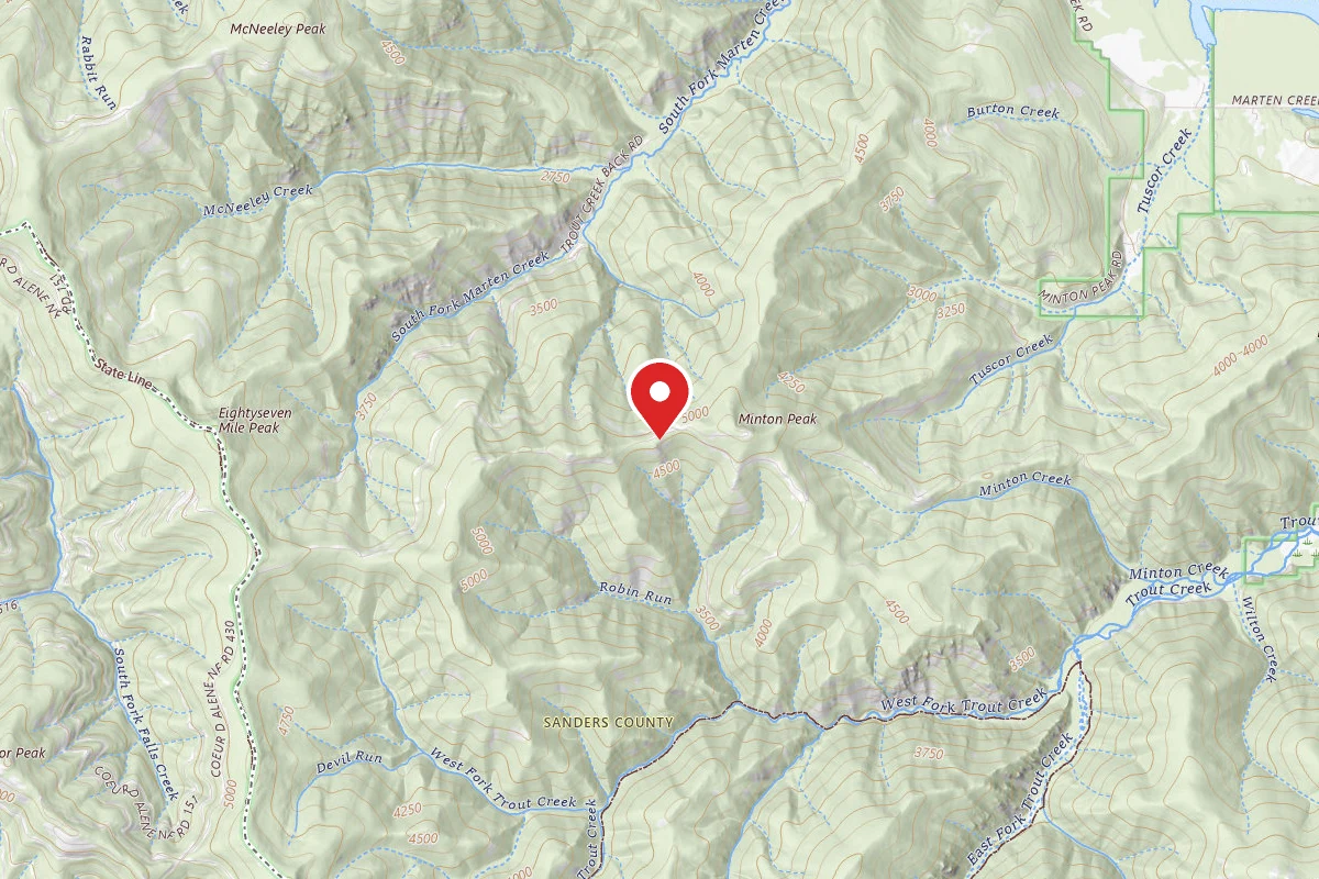 Kootenai Dispersed Campsite 322DRD-004