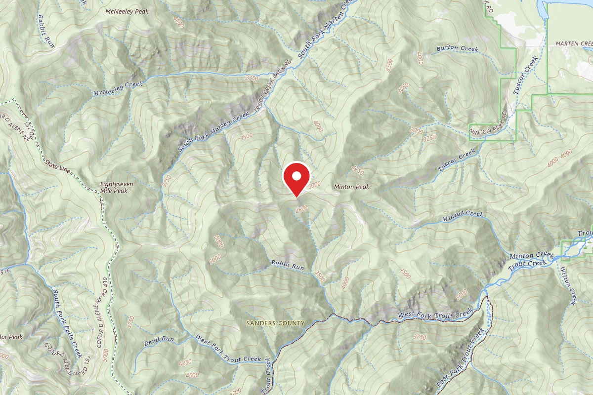 Kootenai Dispersed Campsite 322DRD-005