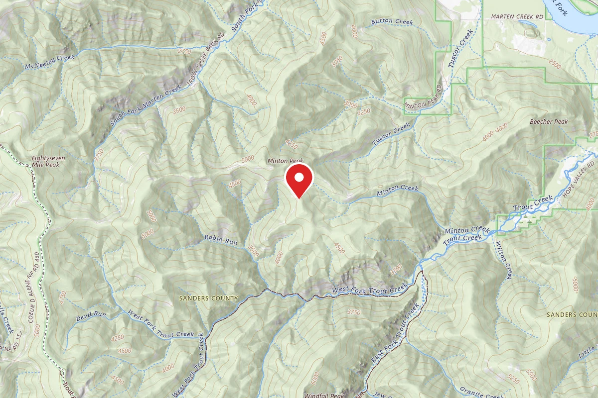 Kootenai Dispersed Campsite 322RD-008