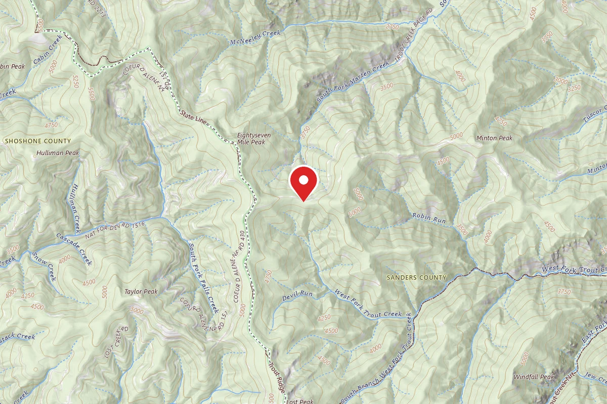 Kootenai Dispersed Campsite 322RD-014