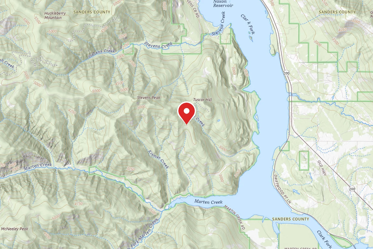 Kootenai Dispersed Campsite 2214RD-029