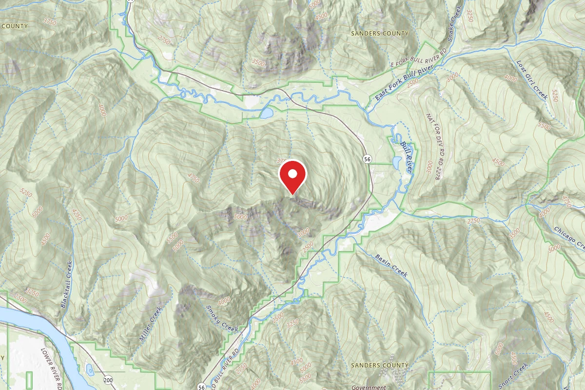 Kootenai Dispersed Campsite TR1036