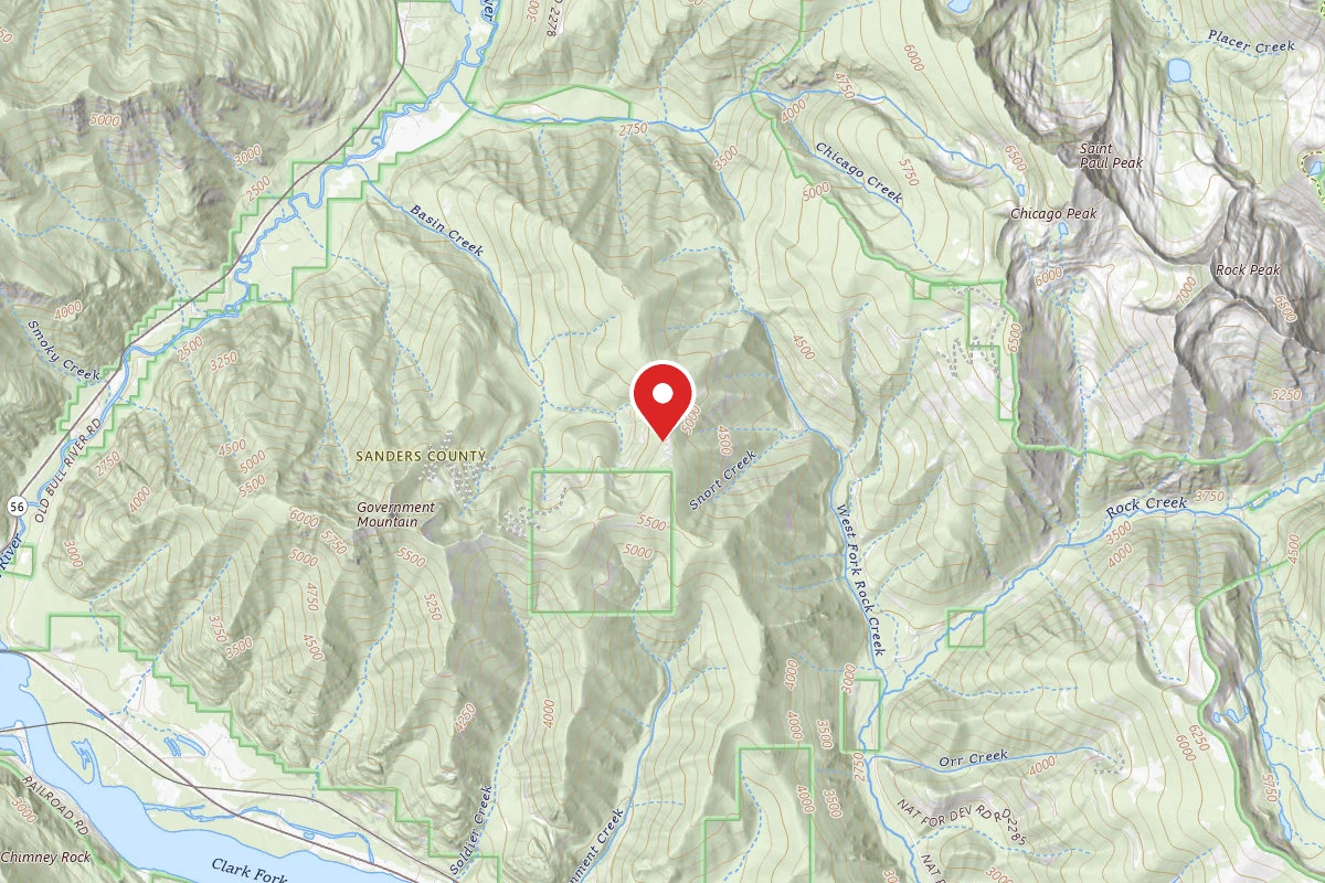 Kootenai Dispersed Campsite RD 2280