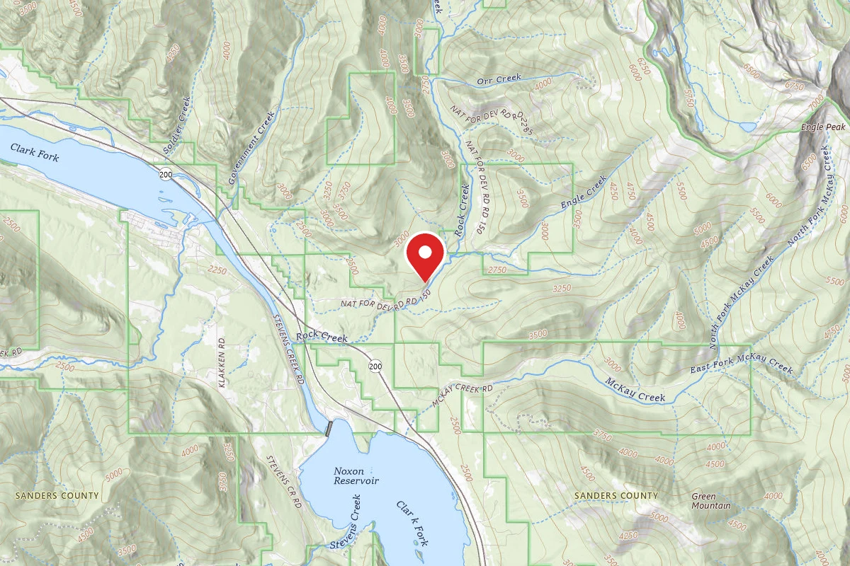 Kootenai Dispersed Campsite 150NRD-002