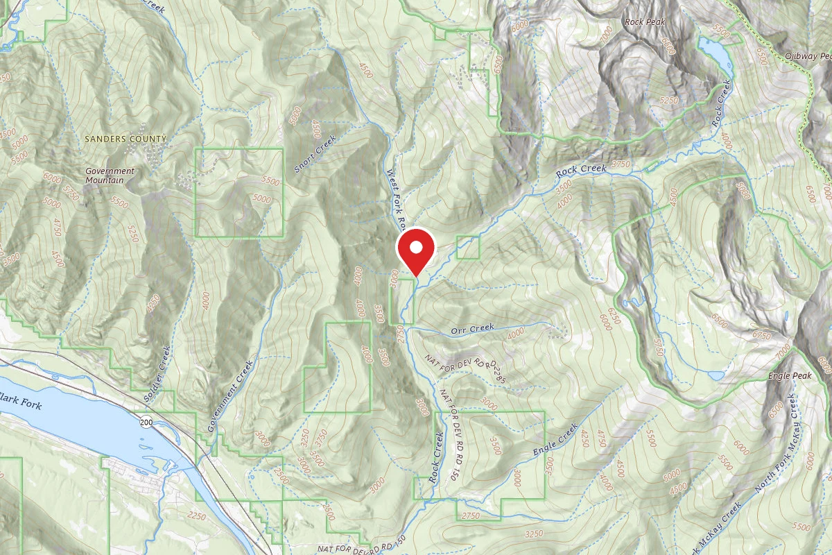 Kootenai Dispersed Campsite 150BRD-005