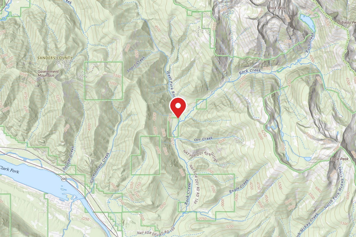 Kootenai Dispersed Campsite 150BRD-007