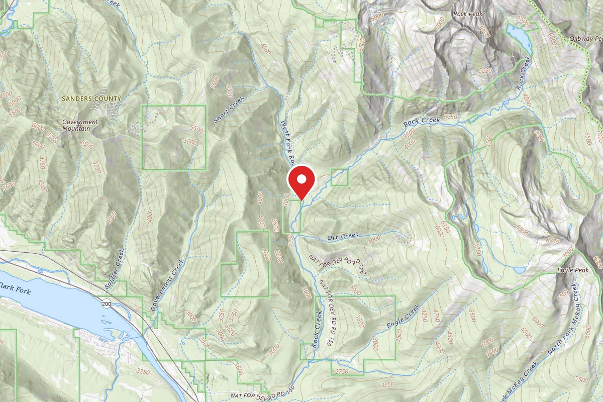Kootenai Dispersed Campsite 150BRD-008