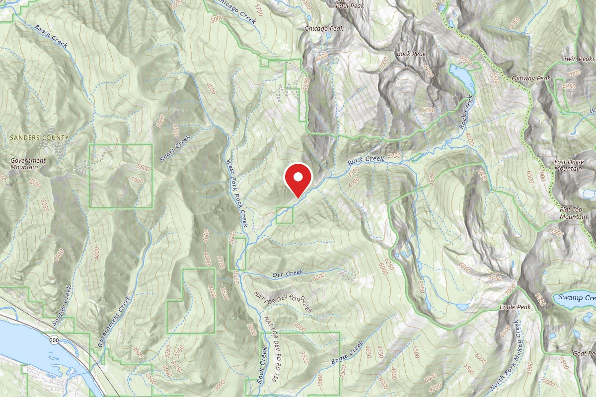 Kootenai Dispersed Campsite 150ARD-010