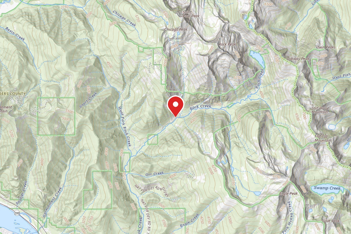 Kootenai Dispersed Campsite 150ARD-011