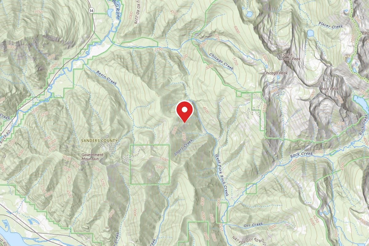 Kootenai Dispersed Campsite 150RD2-016
