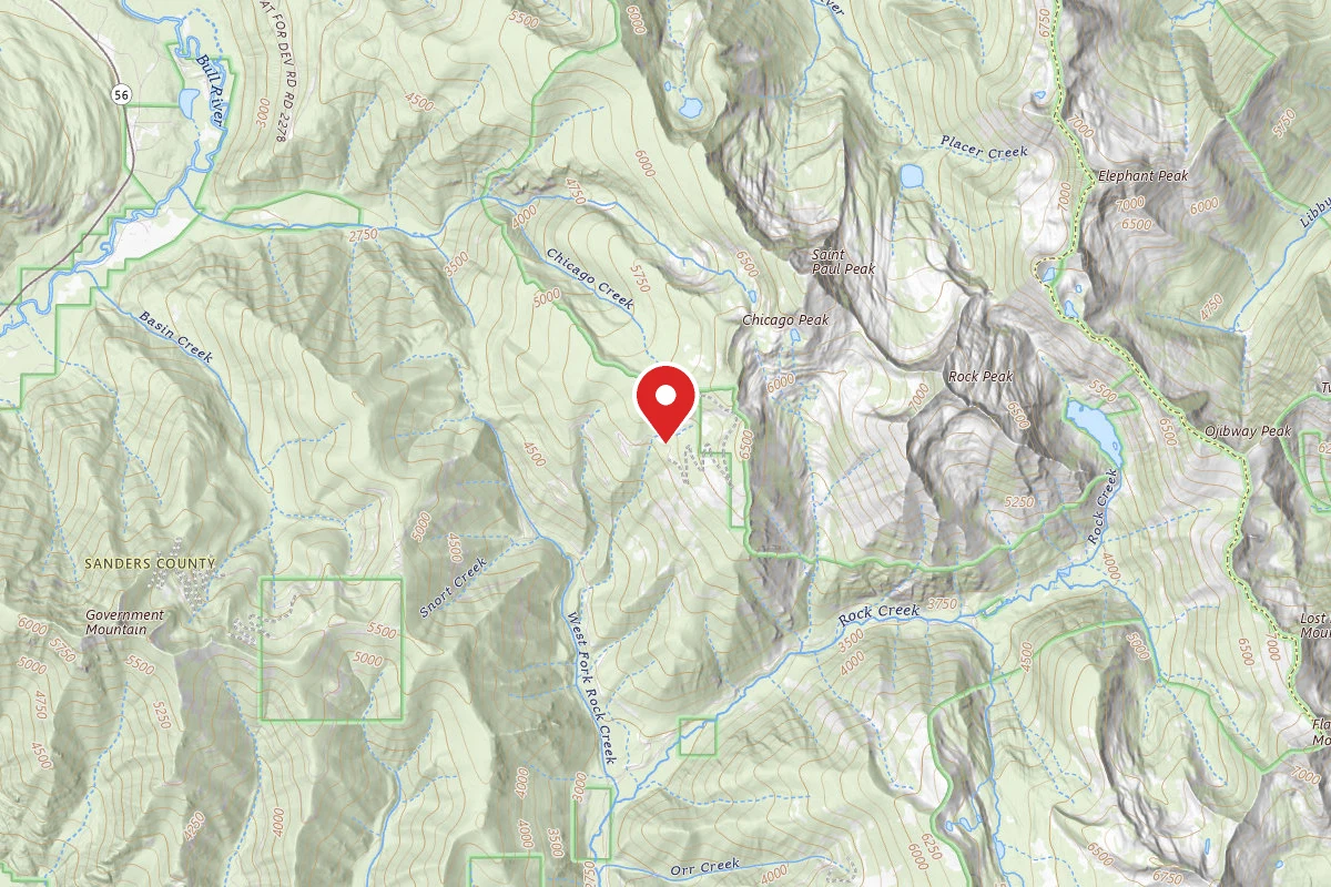 Kootenai Dispersed Campsite RD 2741 SITE 4