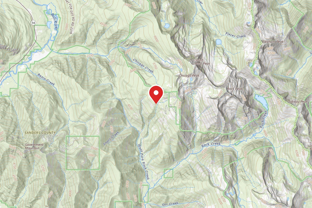 Kootenai Dispersed Campsite RD 2741 SITE 3