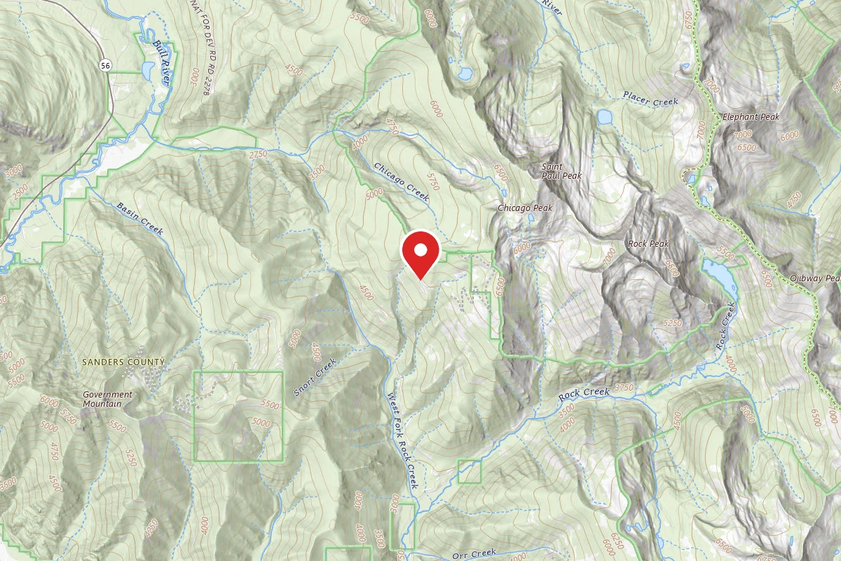 Kootenai Dispersed Campsite RD 2741 SITE 2