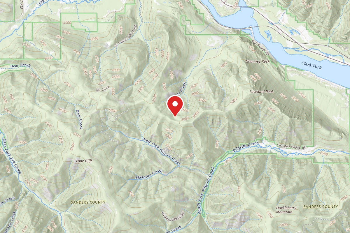 Kootenai Dispersed Campsite TRAIL1070-002