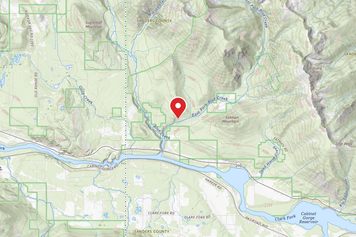 Kootenai Dispersed Campsite RD 2745 SITE 2