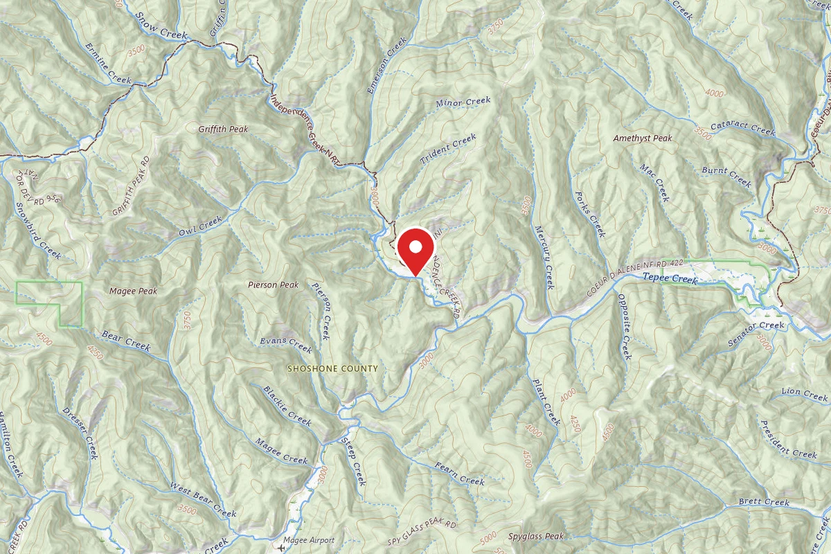 Idaho Panhandle Dispersed Campsite INDEPENDENCE MEADOW 2A