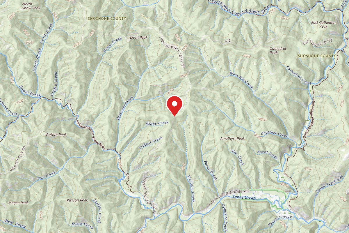 Idaho Panhandle Dispersed Campsite 3099 MM 4.2
