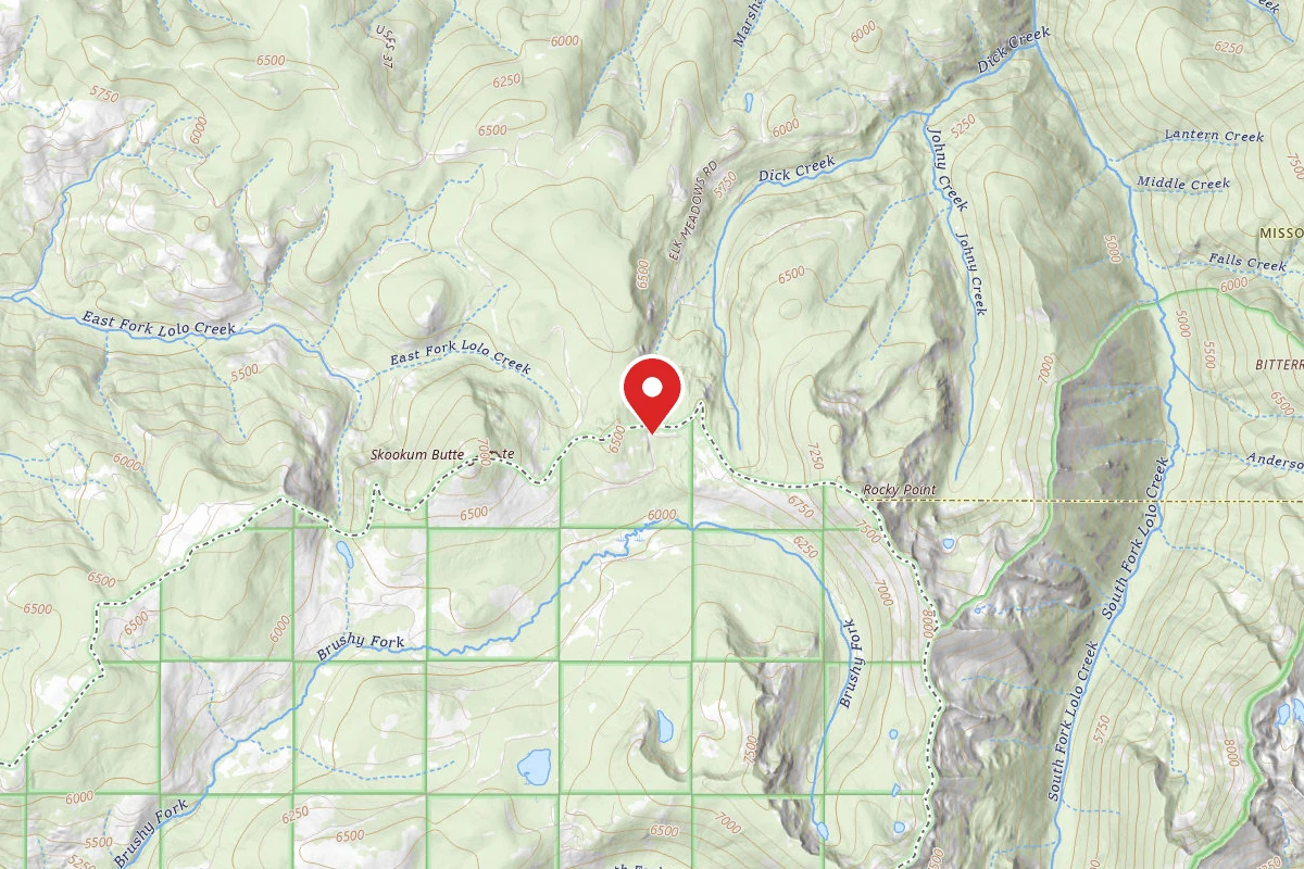 Nez Perce-Clearwater Dispersed Campsite POW5903RD-001