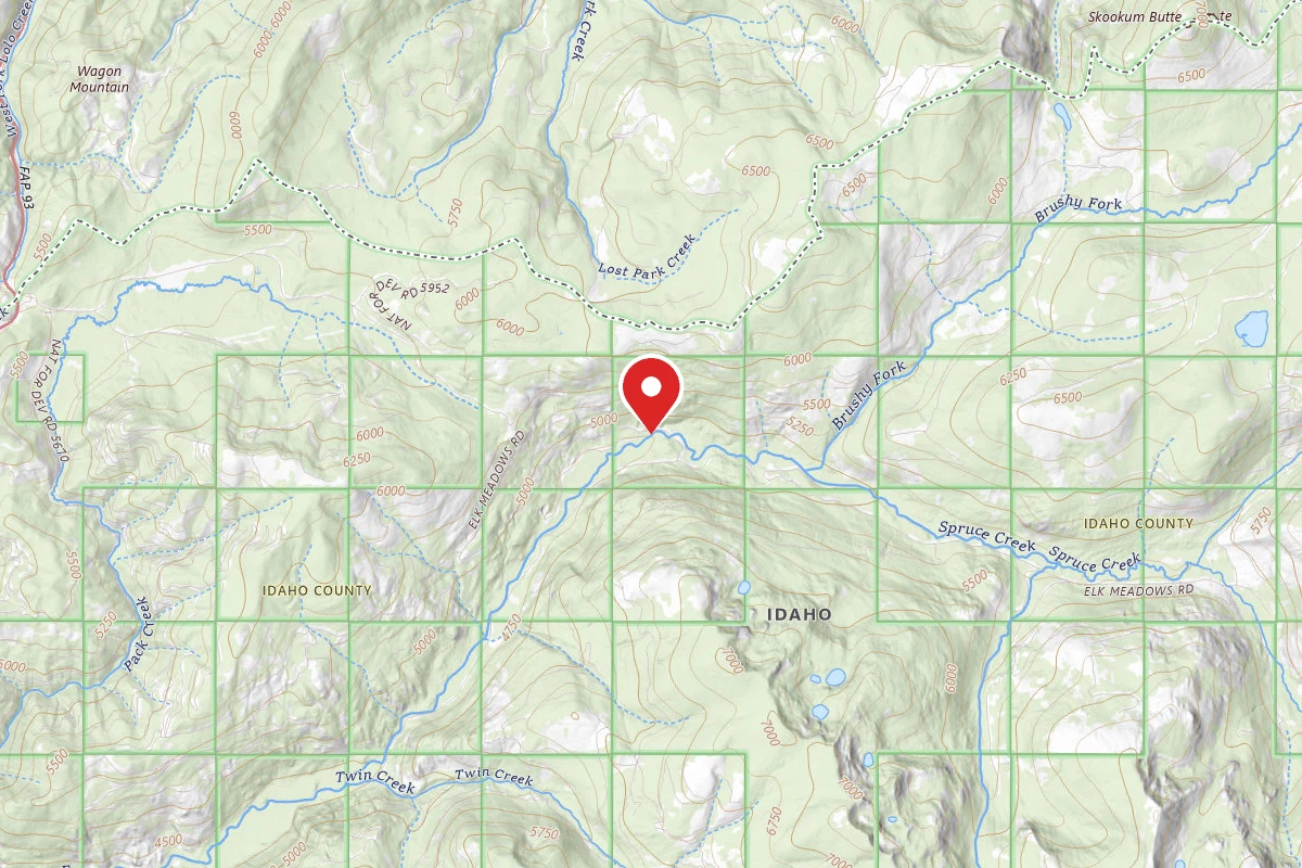 Nez Perce-Clearwater Dispersed Campsite POW373CRD-001