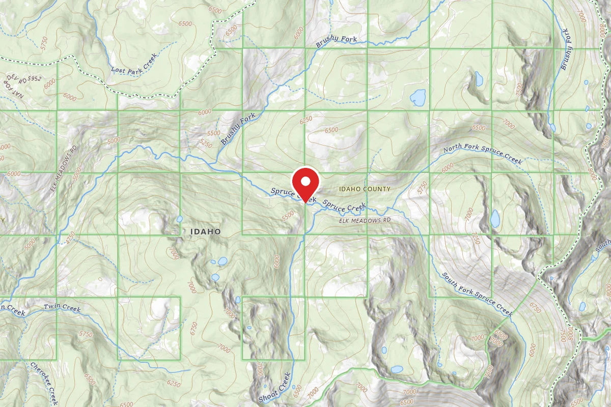 Nez Perce-Clearwater Dispersed Campsite POW373RD-006