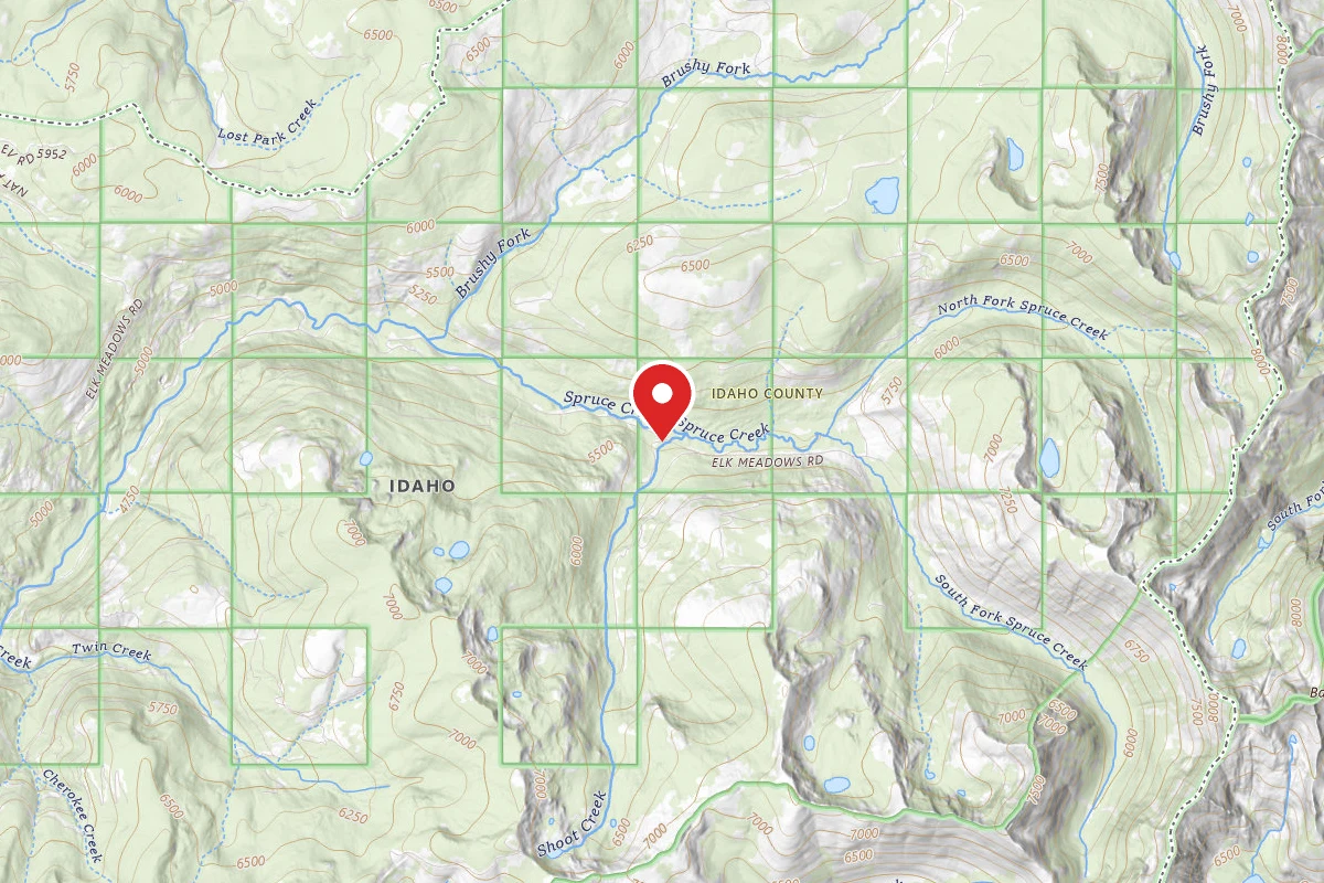 Nez Perce-Clearwater Dispersed Campsite POW373RD-007