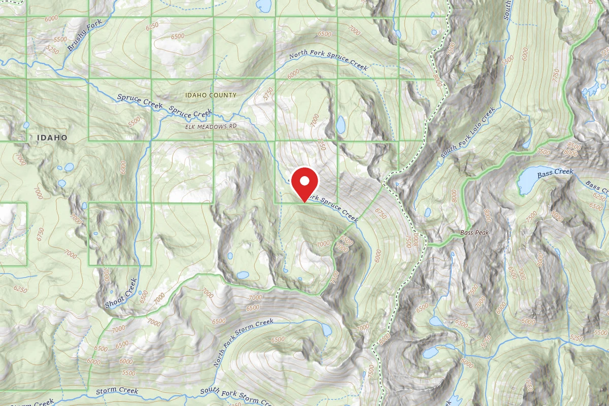 Nez Perce-Clearwater Dispersed Campsite POW5960RD-003