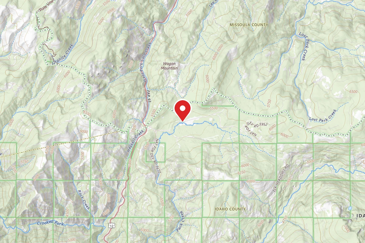 Nez Perce-Clearwater Dispersed Campsite POW373RD-001
