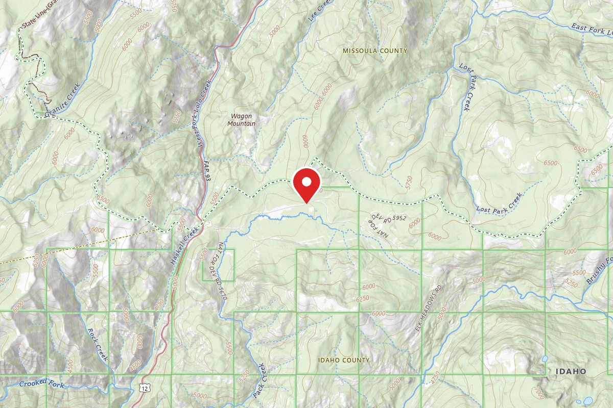 Nez Perce-Clearwater Dispersed Campsite POW373RD-002