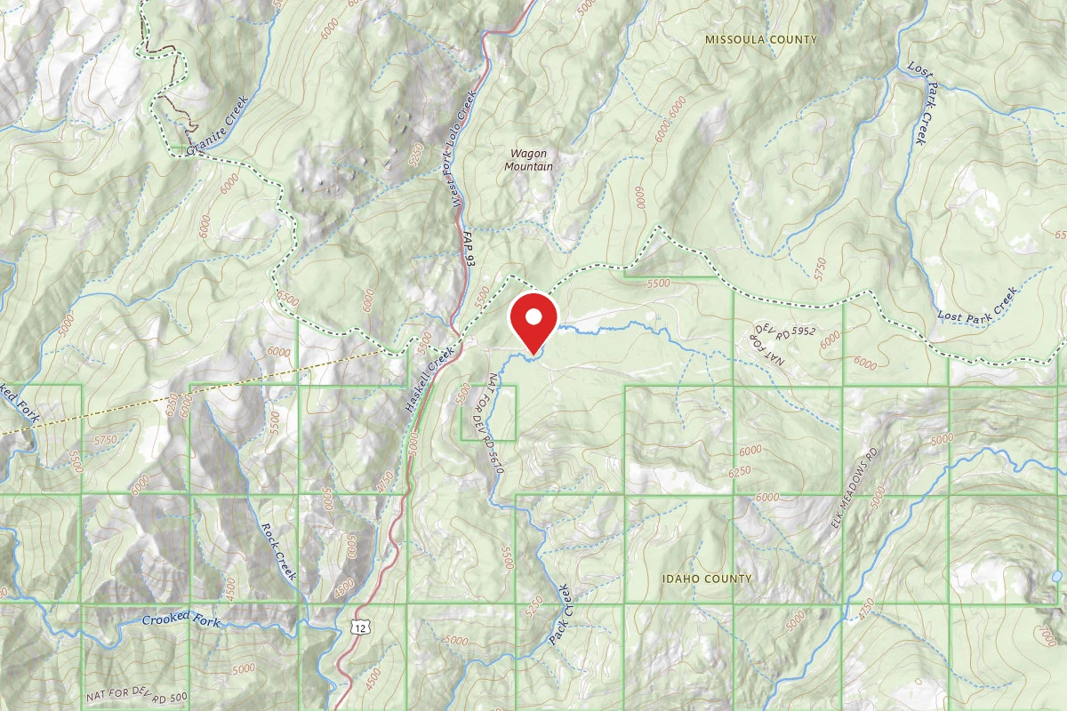 Nez Perce-Clearwater Dispersed Campsite POW373ARD-002