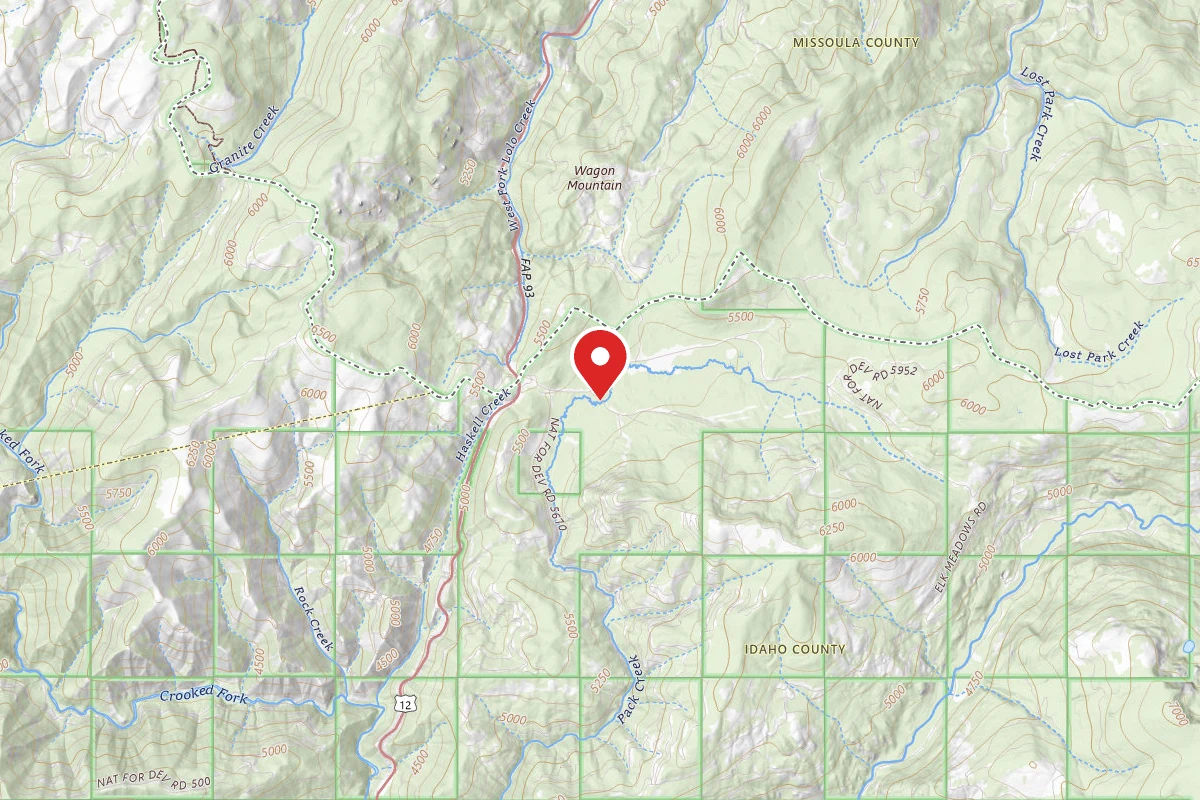 Nez Perce-Clearwater Dispersed Campsite POW373ARD-003
