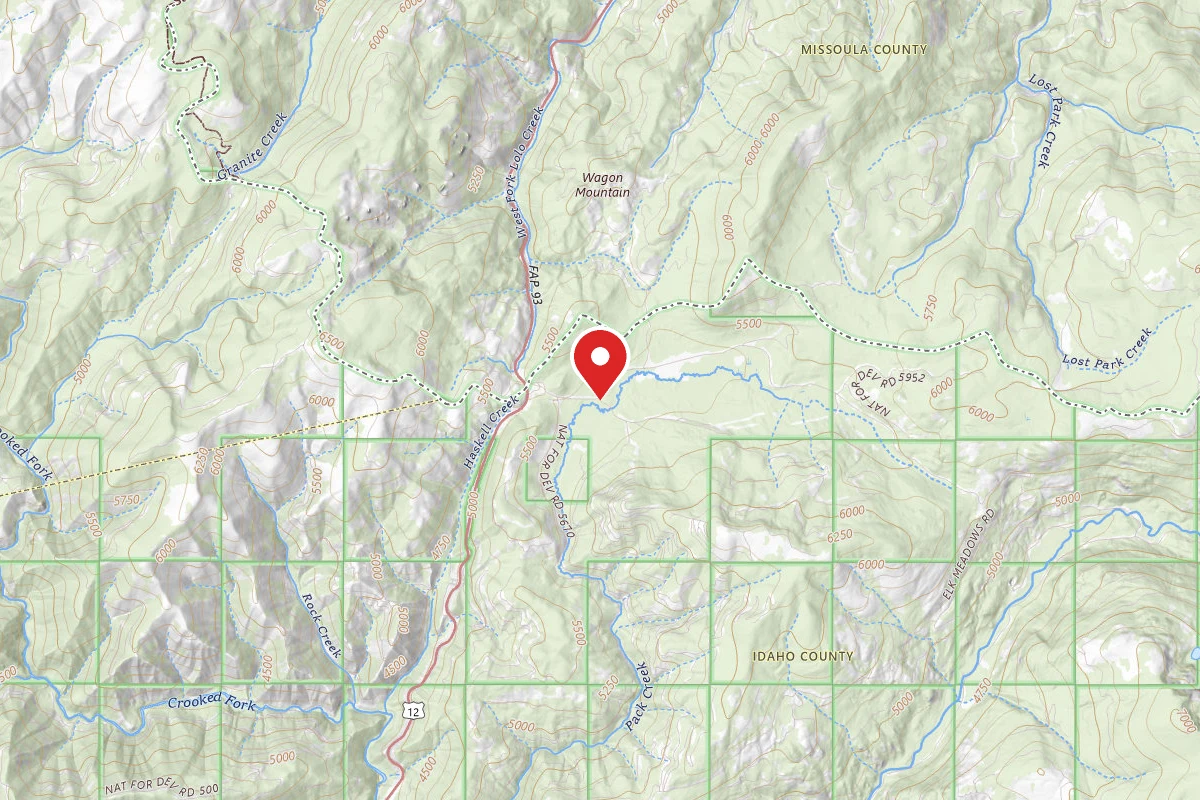 Nez Perce-Clearwater Dispersed Campsite POW373ARD-001